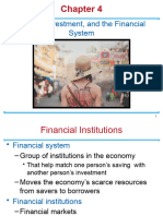 Chapter 4 - Saving Investment and The Financial System
