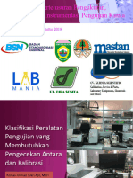 Klasifikasi Peralatan Pengujian Antara Dan Kalibrasi 2019