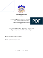 Habitação Sustentável - Vantagens e Desafios Da Sua Implementação Na Atualidade em Moçambique