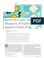 Block The Chain Software Weapons of Fighting Against COVID-19