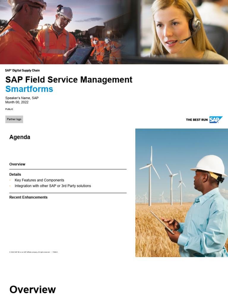 SAP FSM Smartforms Overview | PDF
