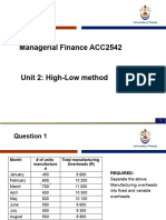 Tutorial Unit 2 High-Low Solutions