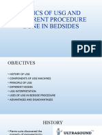 Basics of Usg and Different Procedure Done in Bedsides