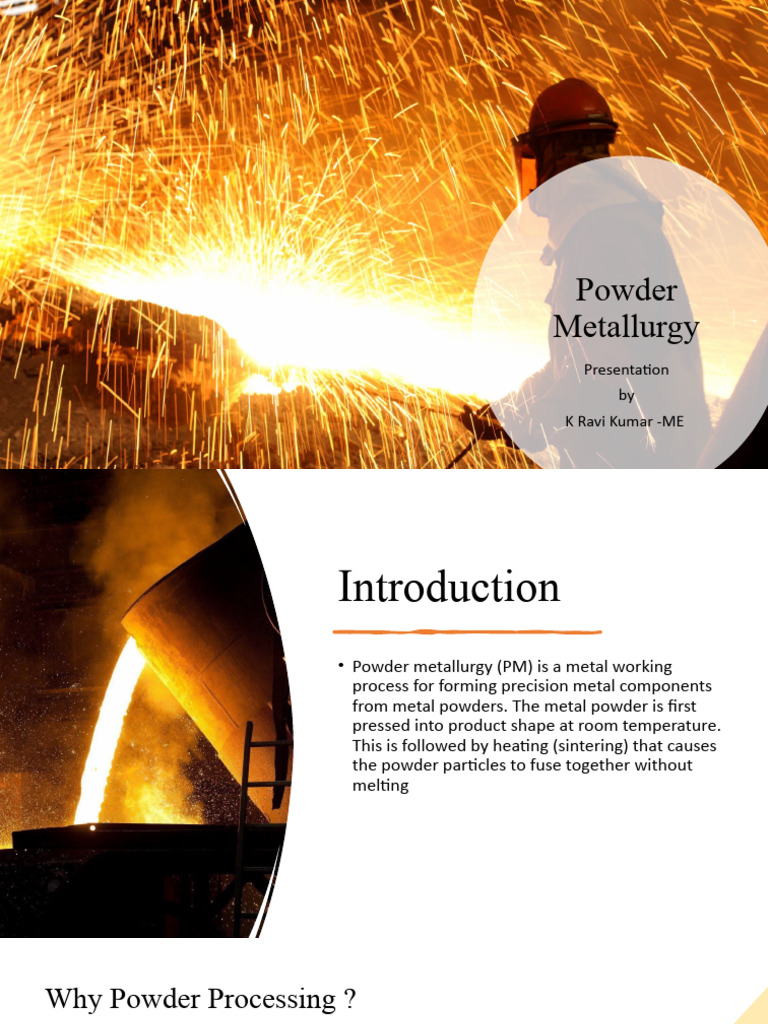 Overview of Powder Metallurgy Process | PDF | Sintering | Metals
