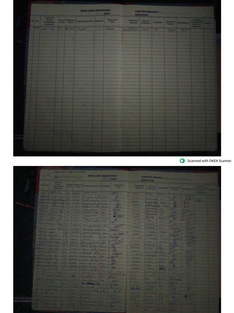 Key Register | PDF