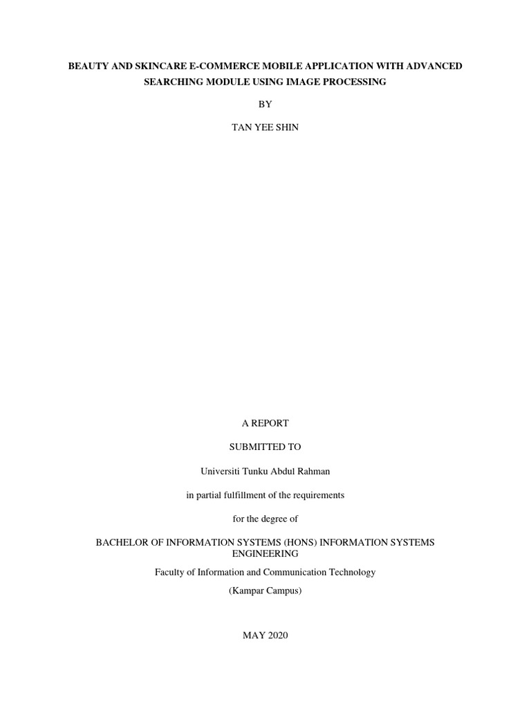 Beauty and skincare e commerce mobile application with advanced pdf