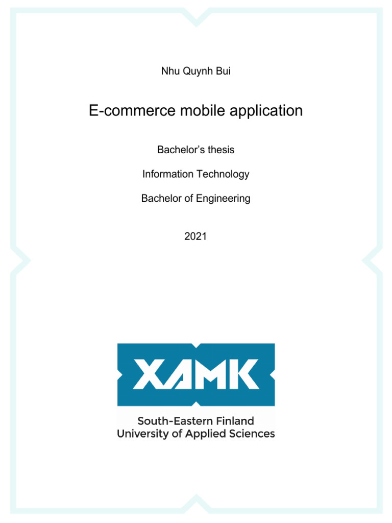 E-commerce Mobile App Development | PDF | Representational State ...