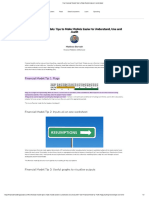 Five Financial Models Tips To Make Models Easier To Understand