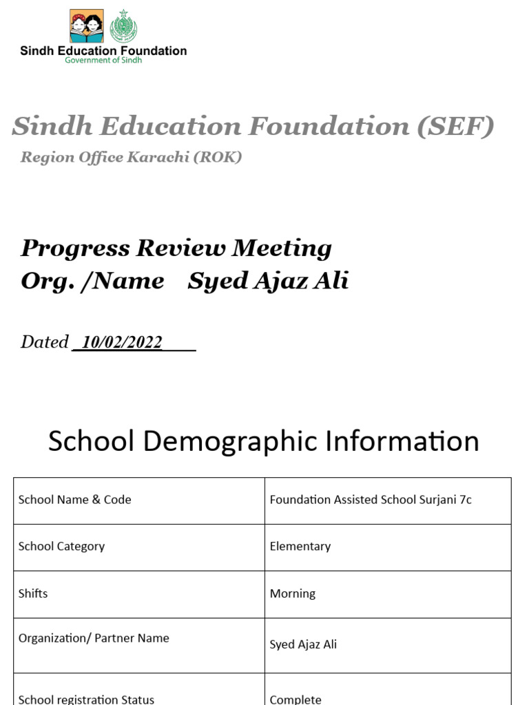 Presentation 7c | PDF | Schools