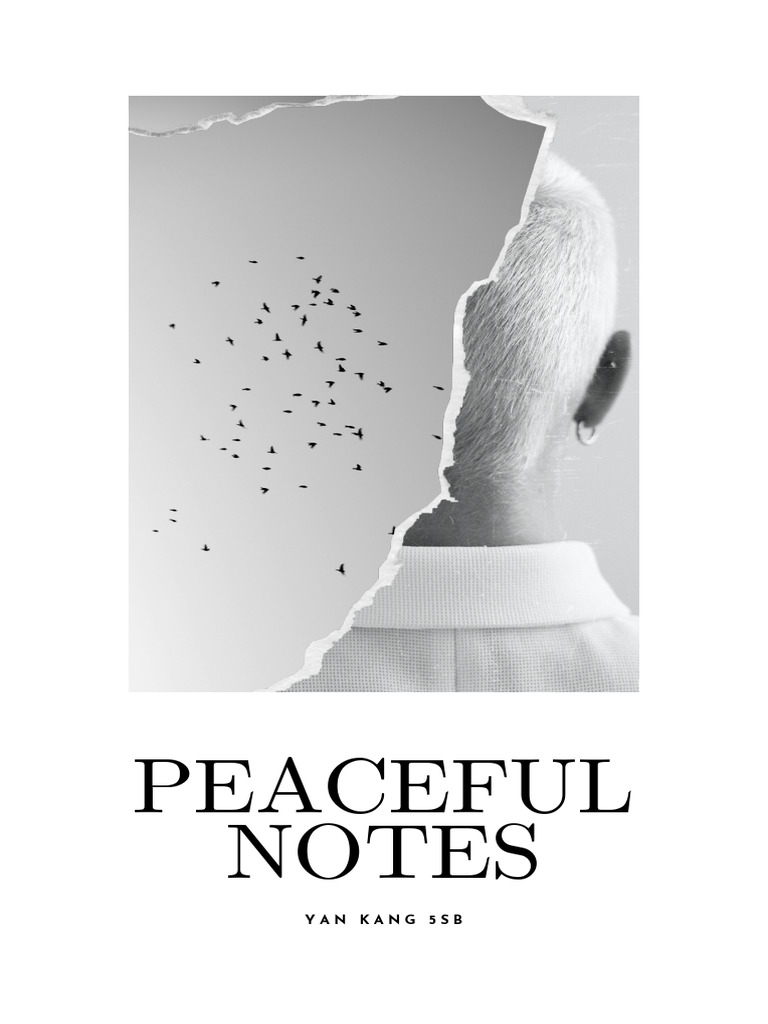 Black White Elegant Minimalist Photo Book Cover | PDF