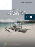 Kecamatan Kao Utara Dalam Angka 2018