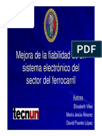 Mejora de La Fiabilidad de Un Sistema Electronico Del Sector Del Ferrocarril