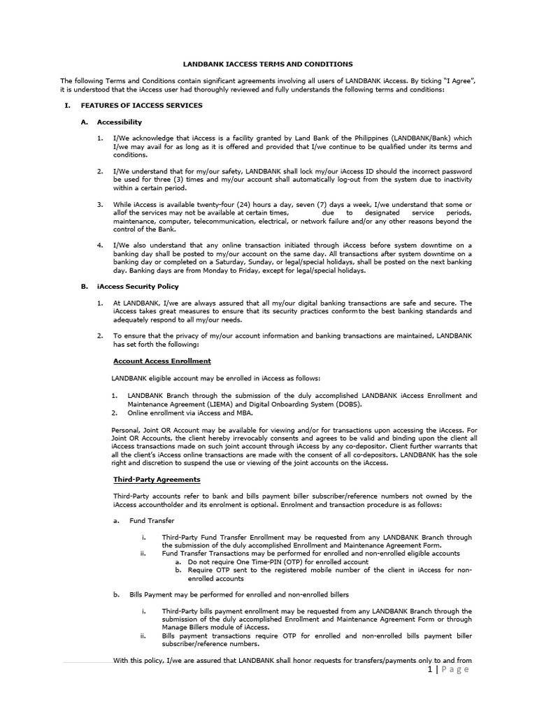 landbank-iaccess-terms-and-conditions-october-2023-pdf-cheque-banks