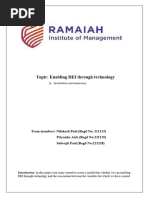 DEI Using Technology Model