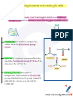 Aldehyde Ketone and Carboxylic Acid