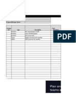 Change Log Template ProjectManager ND