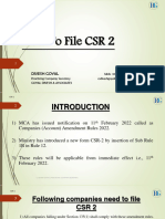 CSR-2 Form Details