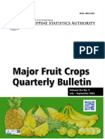 Major Fruit Crops Quarterly Bulletin, July-September 2022 - 0