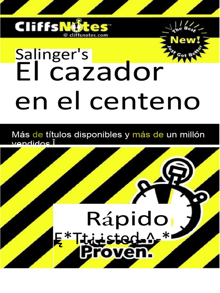 CliffsNotes - Salinger's The Catcher in The Rye (PDFDrive) Es | PDF ...