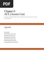 Chapter 8 Access Control Lists (ACL)