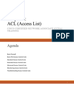 Chapter 8 Access Control Lists (ACL)