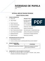 Project Activity Proposal Template