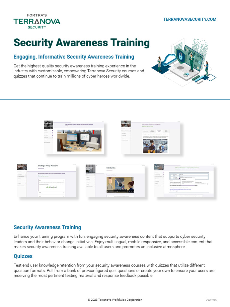 Security Awareness Training Bundles 02 2023 EN | PDF | Security ...
