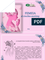 FEMEIA - Al Cincilea Anotimp (Resursă Electronică) : Expoziţie / Biblioteca Ştiinţifică A Universităţii de Stat Alecu Russo" Din Bălţi Realizare: Veronica Barbaroş. - Bălţi, 2024. - 15 Slide-Uri.