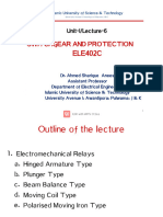 Lecture 6 - Electromechnical Relays - Attracted Armature Type