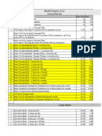 Service Price List