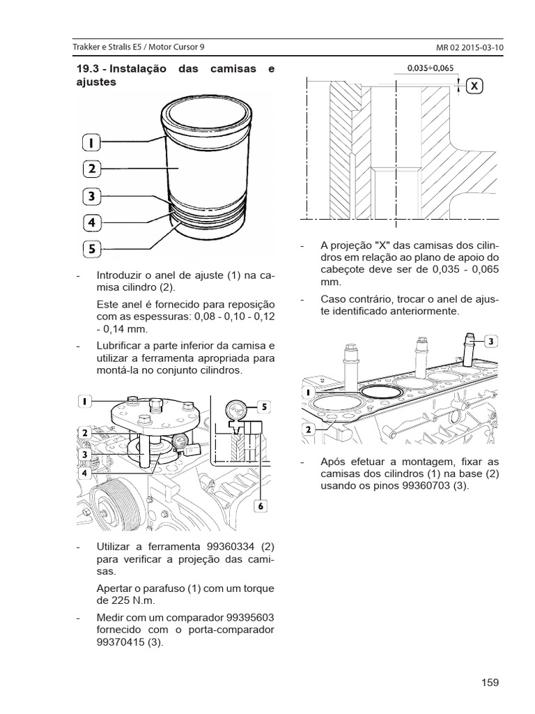 Instalação e Ajustes do Motor Cursor 9 | PDF | Motores | Pistão
