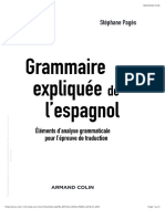 Grammaire Expliquée de L'espagnol Pages
