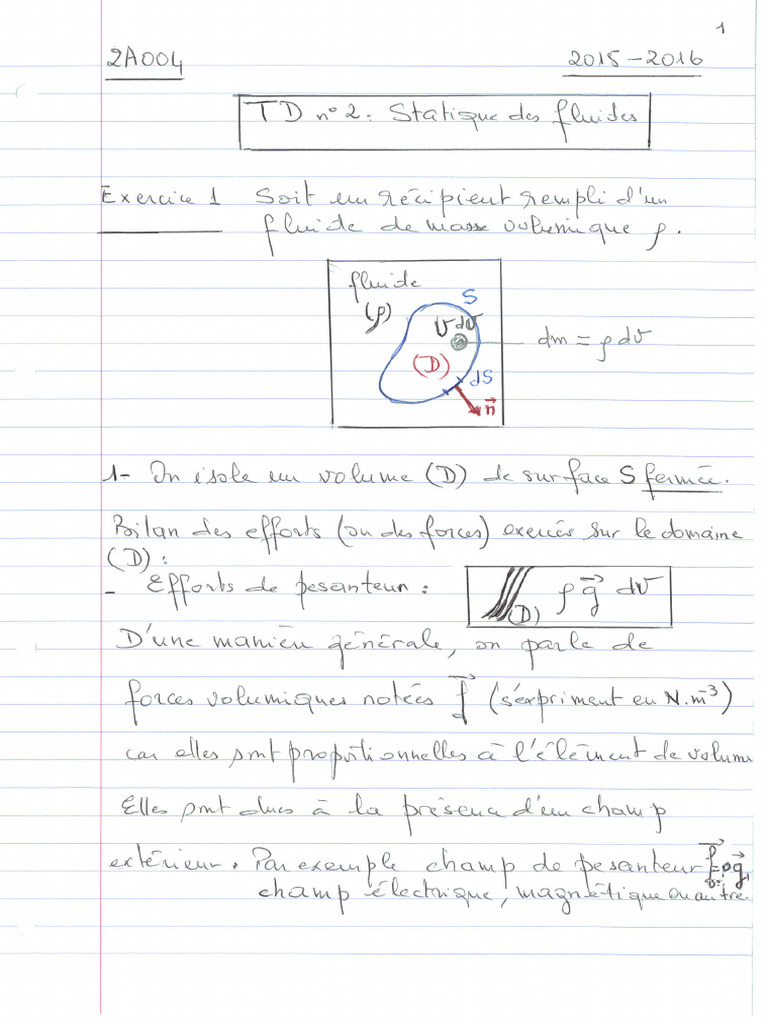 Corrige TD2 Statique Part I | PDF