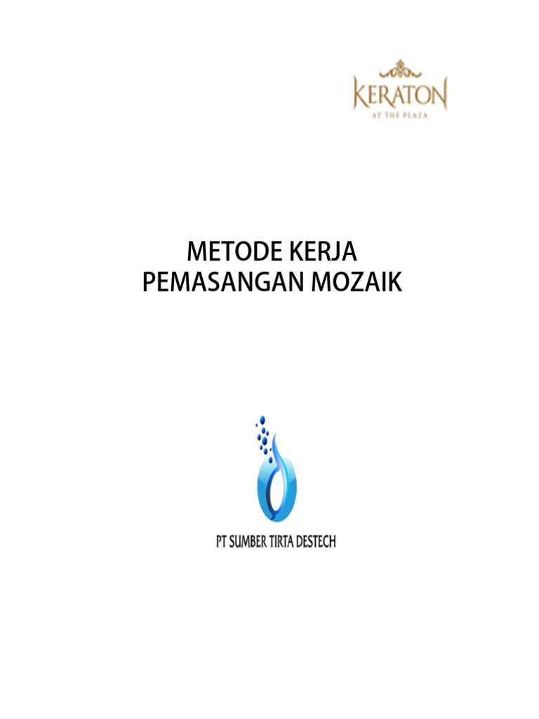 Metode Pemasangan Mozaik Pdf