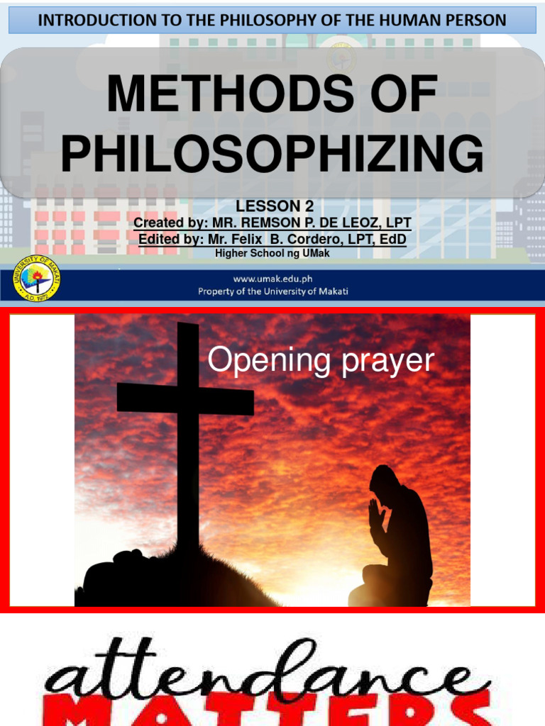 Methods of Philosophizing and Logic | PDF | Fallacy | Phenomenology ...