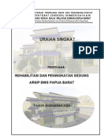 Uraian Singkat Rehabilitasi Dan Peningkatan Gedung Kantor BWS Papua Barat