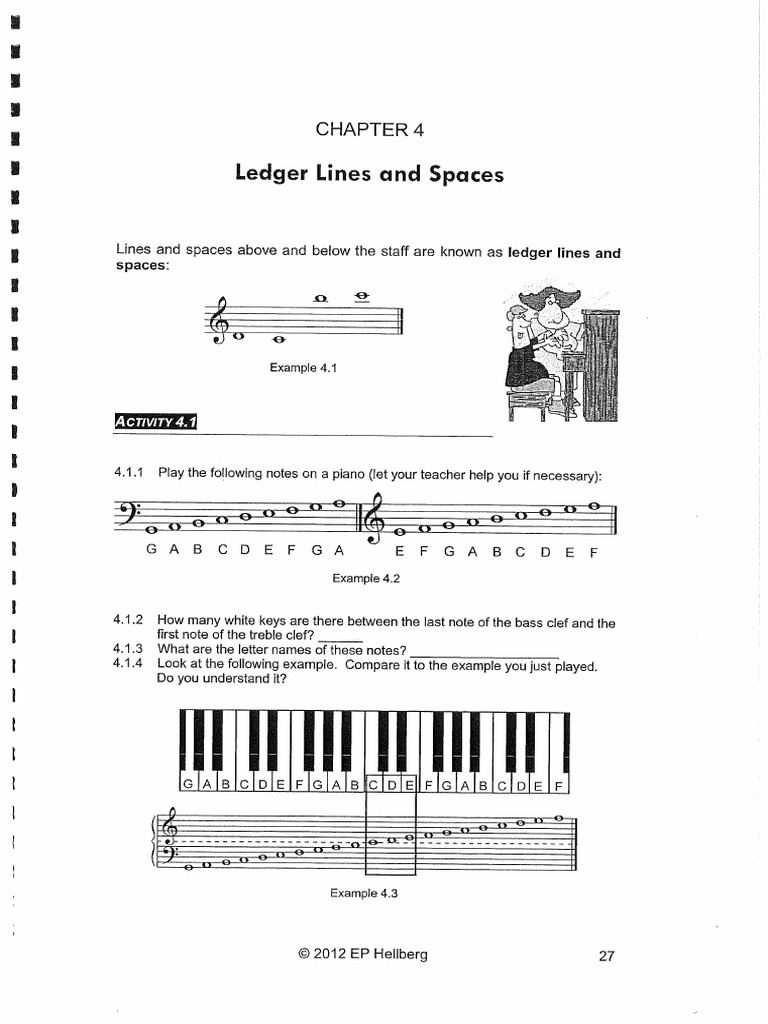 Chapter 4 Ledger Lines and Spaces. PDF