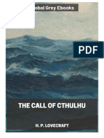 h p Lovecraft Call of Cthulhu