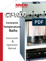 Baño de Temperatura Constante CT-1000