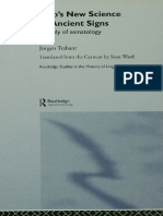 Vico's New Science of Ancient Signs - A Study of Sematology - Jurgen Trabant Donald P. Verene - Routledge Studies in The History of Linguistics 6, - 9780415859974 - Anna's Arc