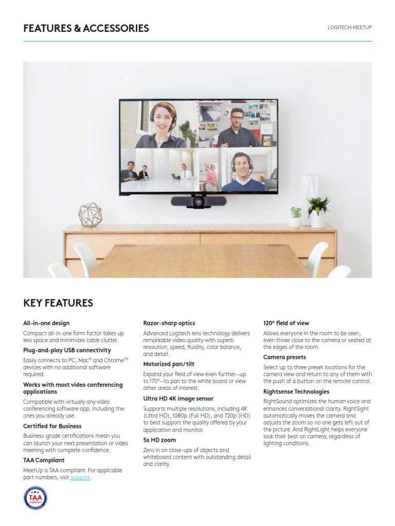 Meetup Datasheet TAA Den2 | PDF | Camera | Zoom Lens