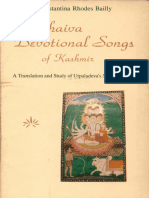 Shaiva Devotional Songs of Kashmir - Constantina Rhodes Bailey - Text