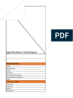 Fiche Technique Des Engins