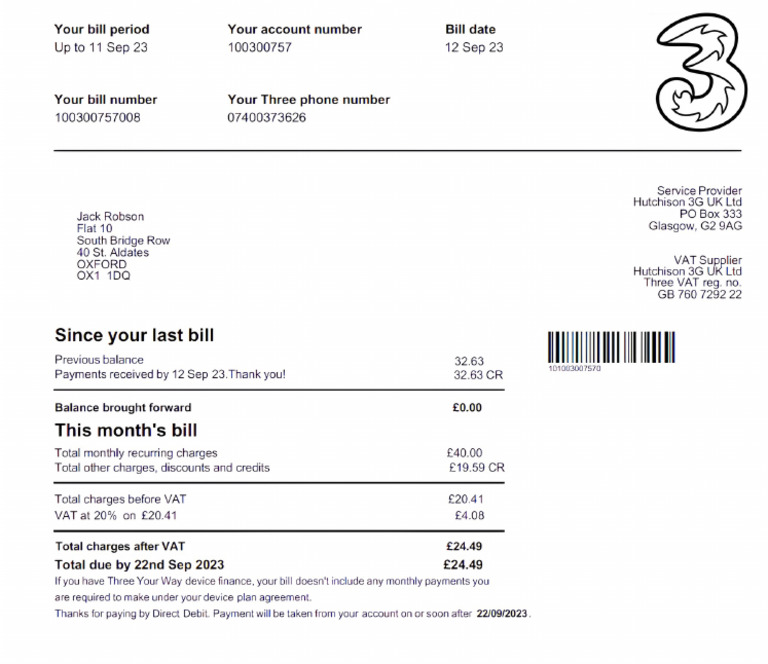 Bill 1 | PDF