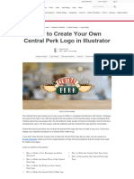 How To Create Your Own Central Perk Logo in Illustrator - Envato Tuts+