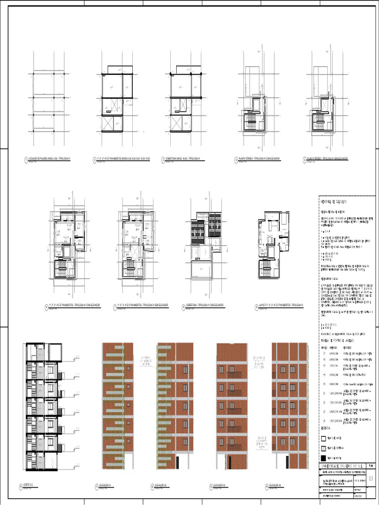 Banca Rv00 Tcau Projeto Habita Jardim Da Conquista 02 Tipologia 01 | PDF