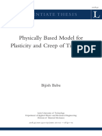 Babu B. - Physically Based Model For Plasticity and Creep of Ti-6Al-4V