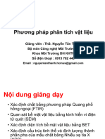 Bài Giảng PP Phân Tích Vật Liệu