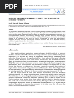 Distance Measurement Errors in Sile