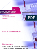 01 Overview On Biochemistry